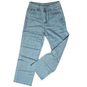 Straight Leg Jeans Light Wash Stretchy Lightweight Western Demin Women 8